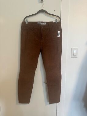 Old Navy Brown Straight-Leg Corduroy Pants